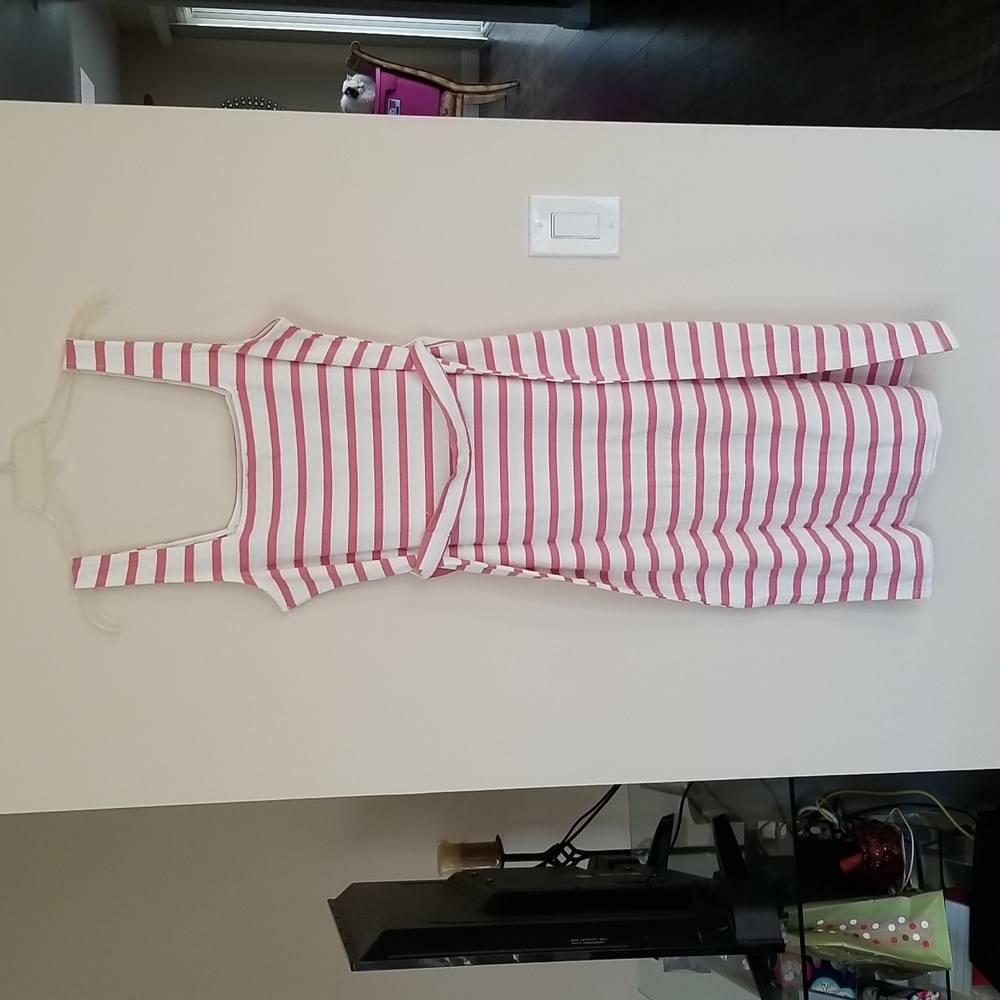 GAP SQUARENECK TIE BELT DRESS - Picture 3 of 7